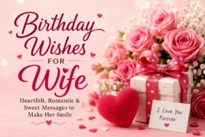 birthday wishes for a wife