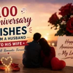 100 Anniversary Wishes from a Husband to His Wife (Heartfelt & Romantic)